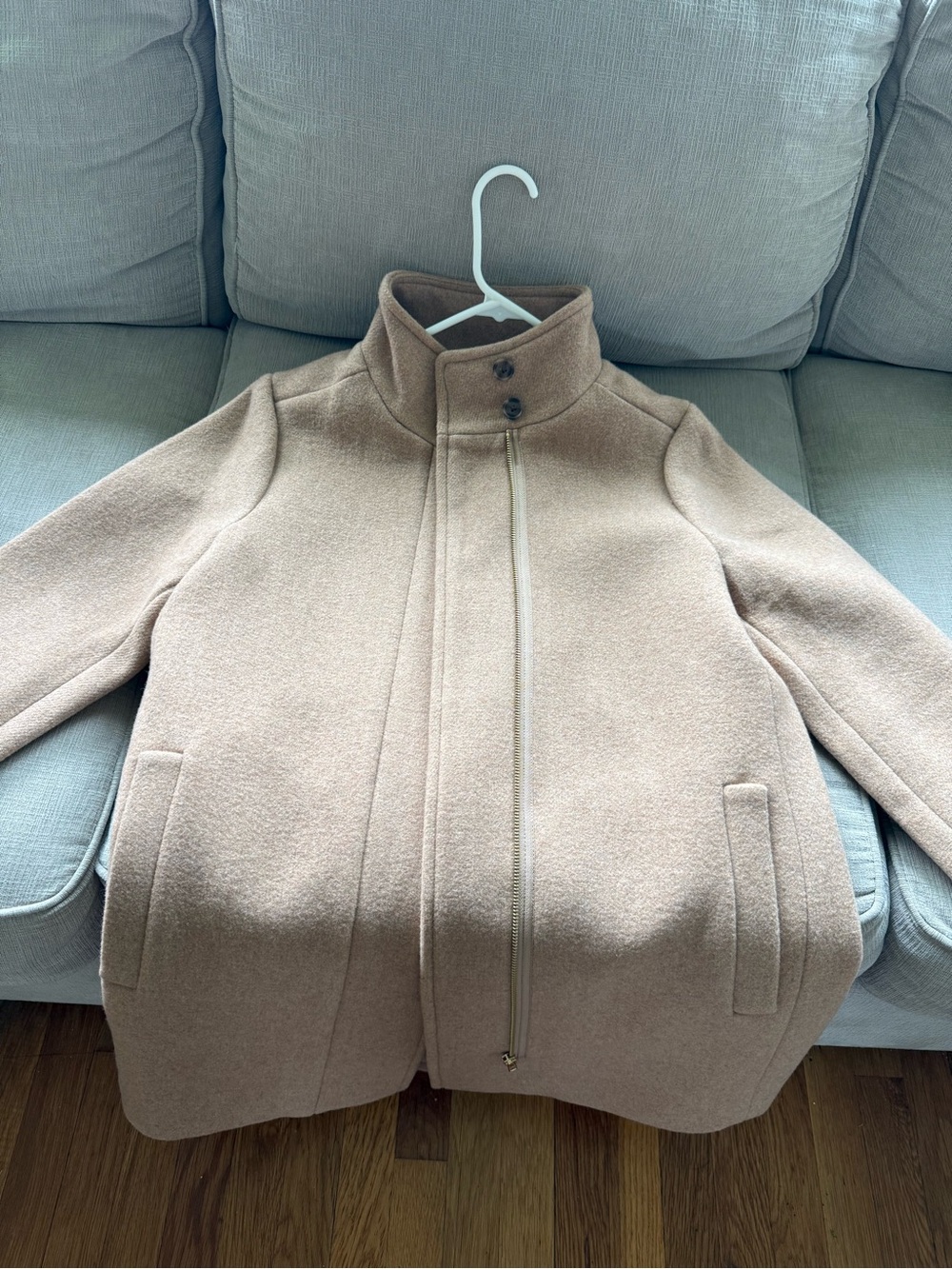 J. Crew Women's Pea Coat in Light Tan